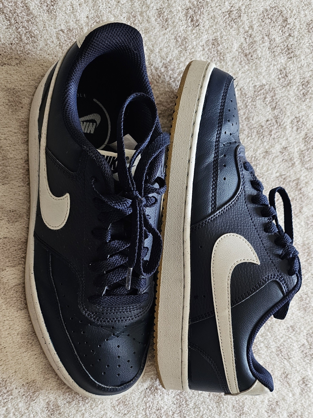 Nike Court Vision Low Obsidian Gum Shoes